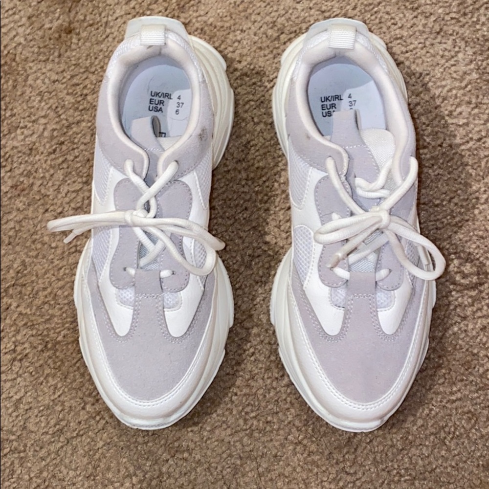 Chunky White Sneakers